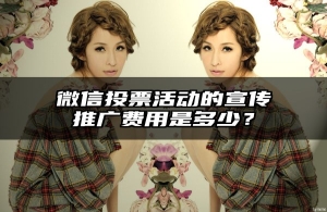 微信投票活动的宣传推广费用是多少？